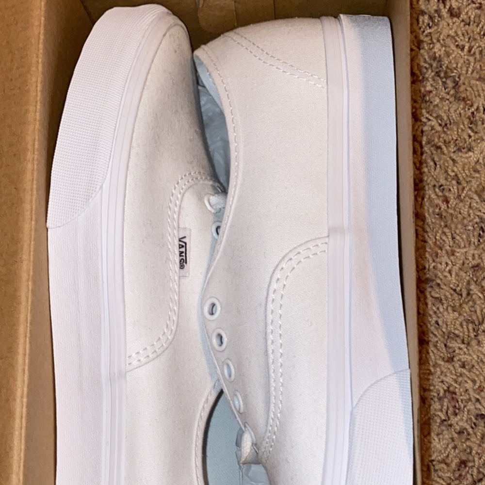 Brand new vans all white size 10.5